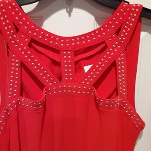 Red maxi dress will get you noticed